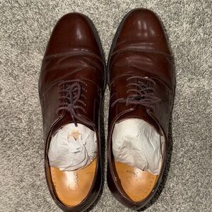Cole Haan Dark Brown Leather Oxfords